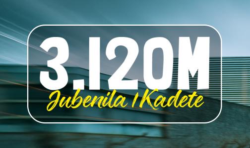 3.120m Jubenila / kadete (11:30h)